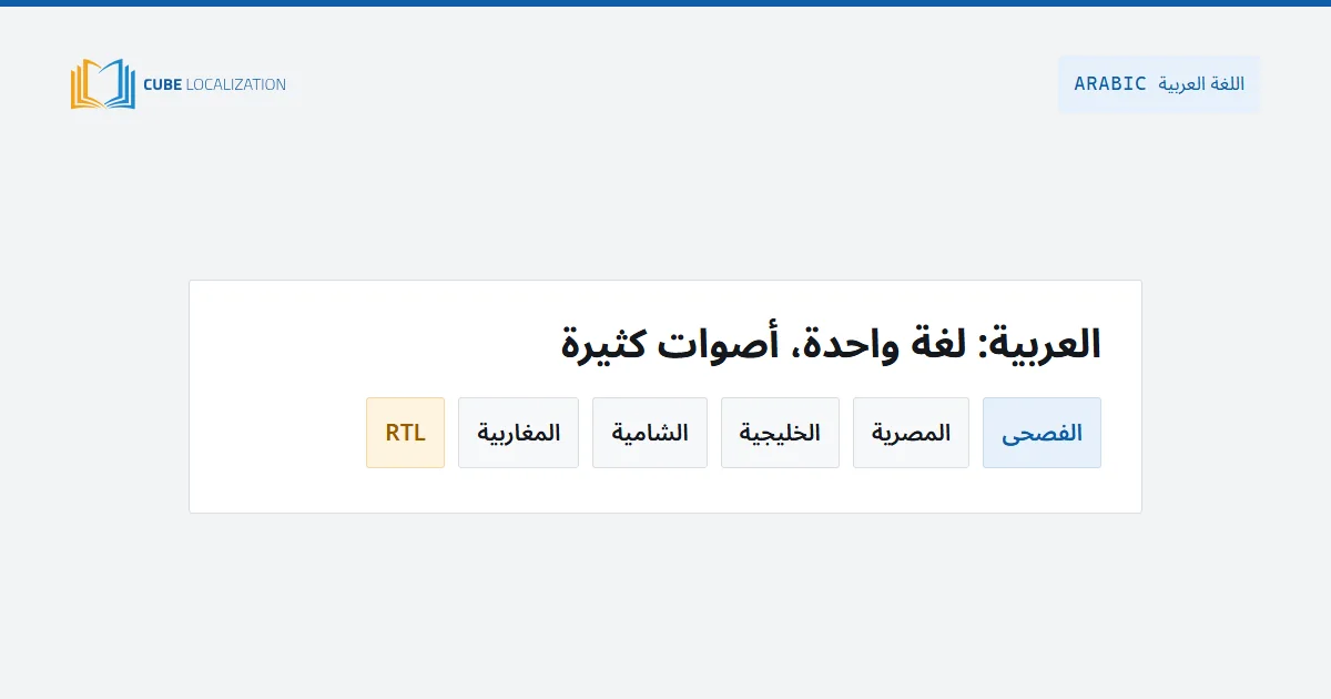 توطين العربية للقادمين الجدد: العوائق والفرص لعلامتك التجارية العالمية