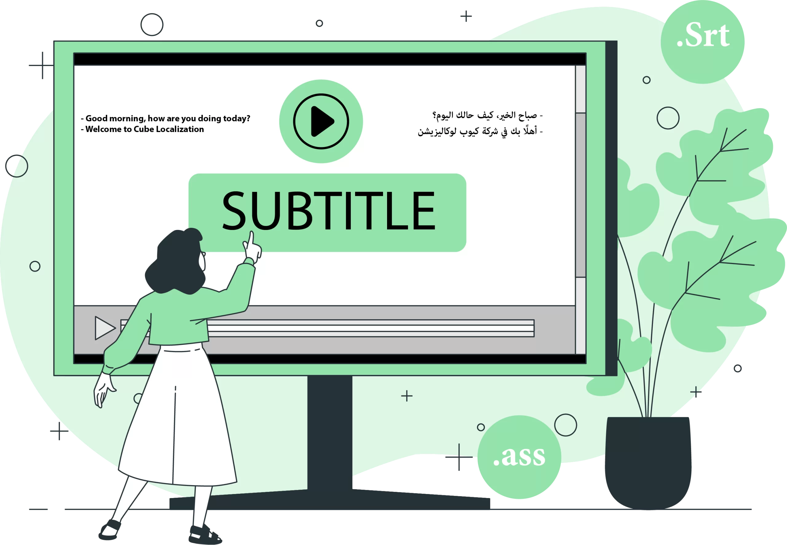 subtitle services by cube localization